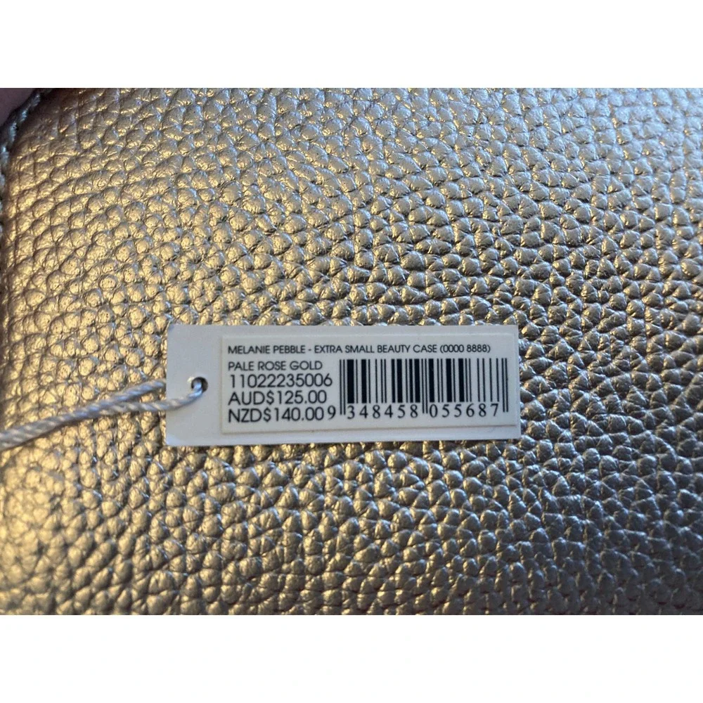 NWT Oroton Pebble Leather Extra Small Beauty Case‎ Australia